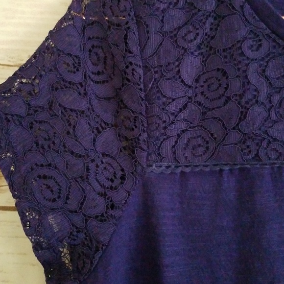 Liz Claiborne Purple  Blouse - Picture 4 of 6
